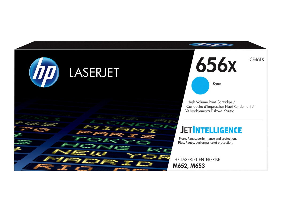 Tóner HP 656X (CF461X) Cian Alto Rendimiento - vista 2