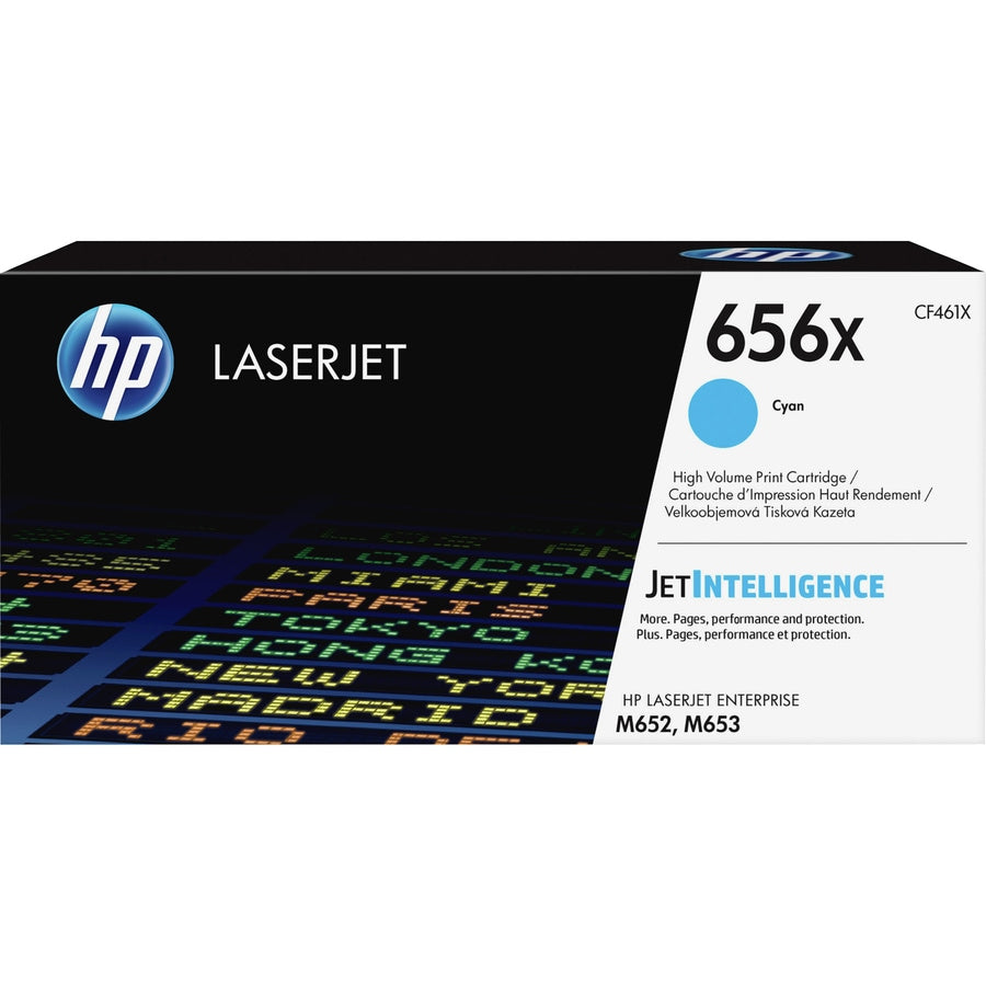 Tóner HP 656X (CF461X) Cian Alto Rendimiento - vista 6