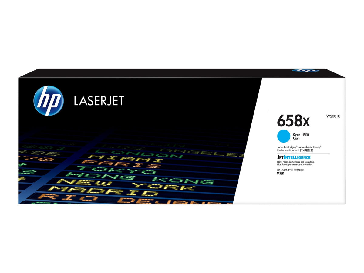 Tóner HP 658X Cian Alto Rendimiento - vista 1