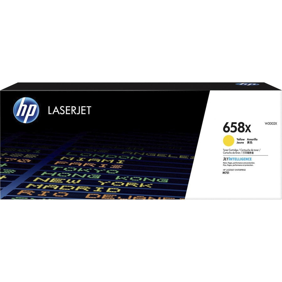 Tóner HP 658X (W2002X) Amarillo Alto Rendimiento - vista 1