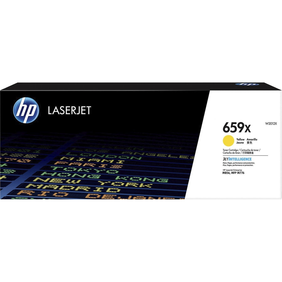 Tóner HP 659X (W2012X) Amarillo Alto Rendimiento - vista 6