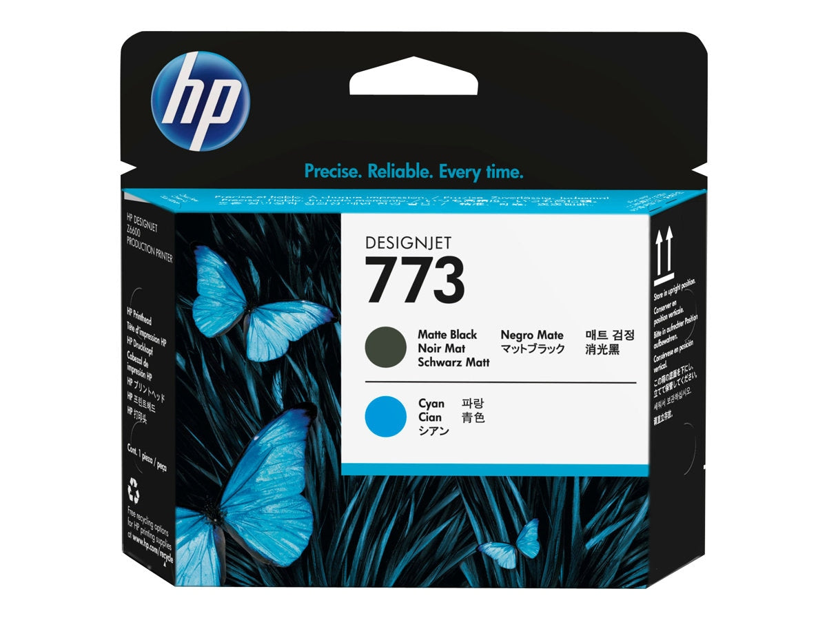 Tóner HP 773 Cyan,Matte Black - vista 1