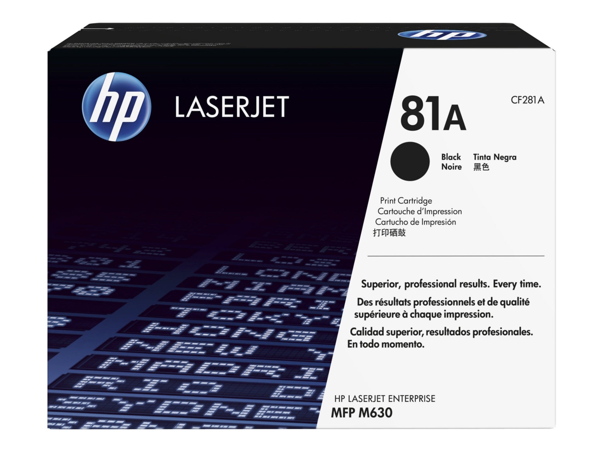Tóner HP 81A (CF281A) Negro - vista 1