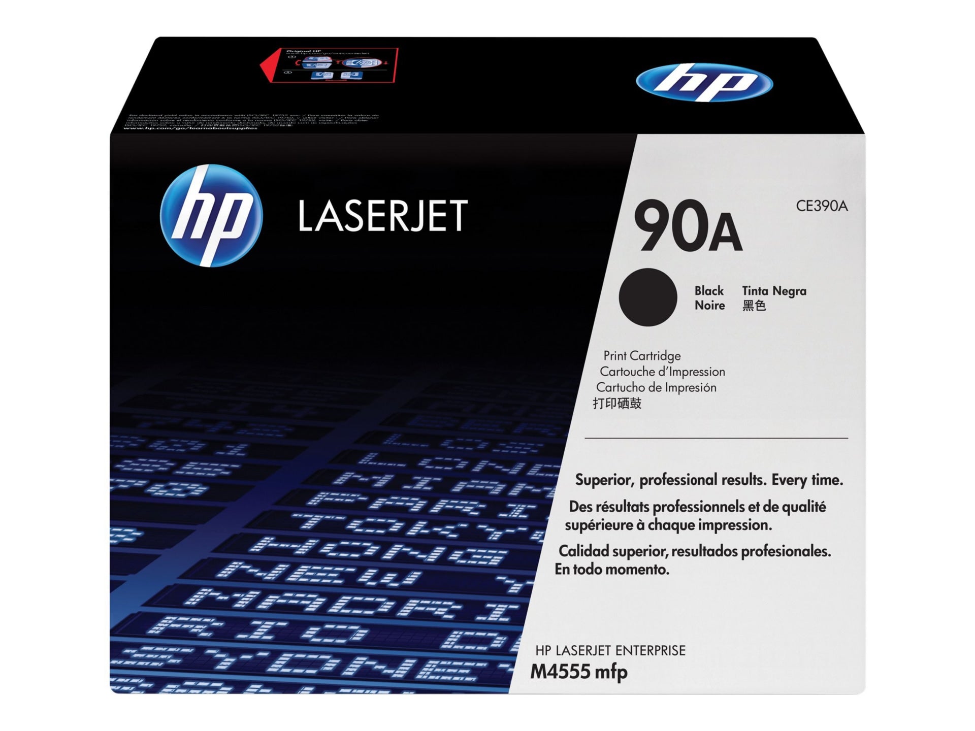 Tóner HP 90A (CE390A) Negro - vista 1