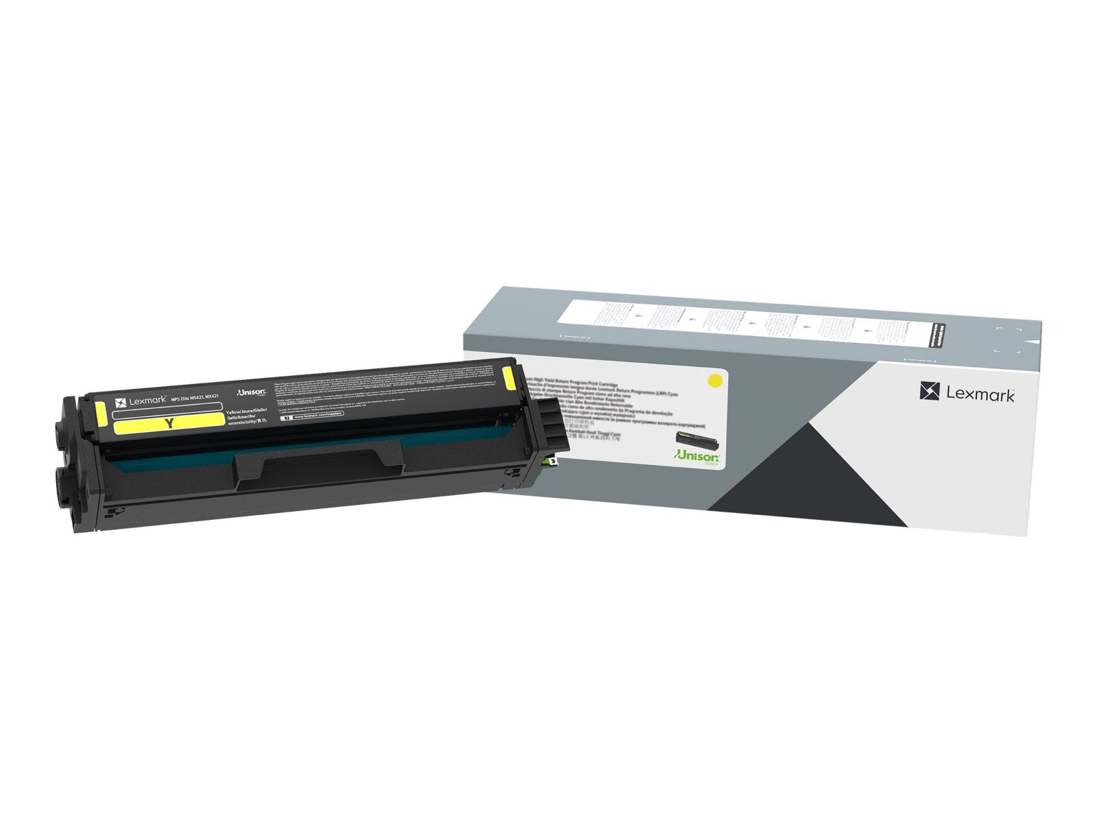 Tóner Lexmark 20N0H40 Amarillo Alto Rendimiento - vista 3