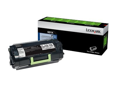 Tóner Lexmark 521X Negro Alto Rendimiento - vista 1