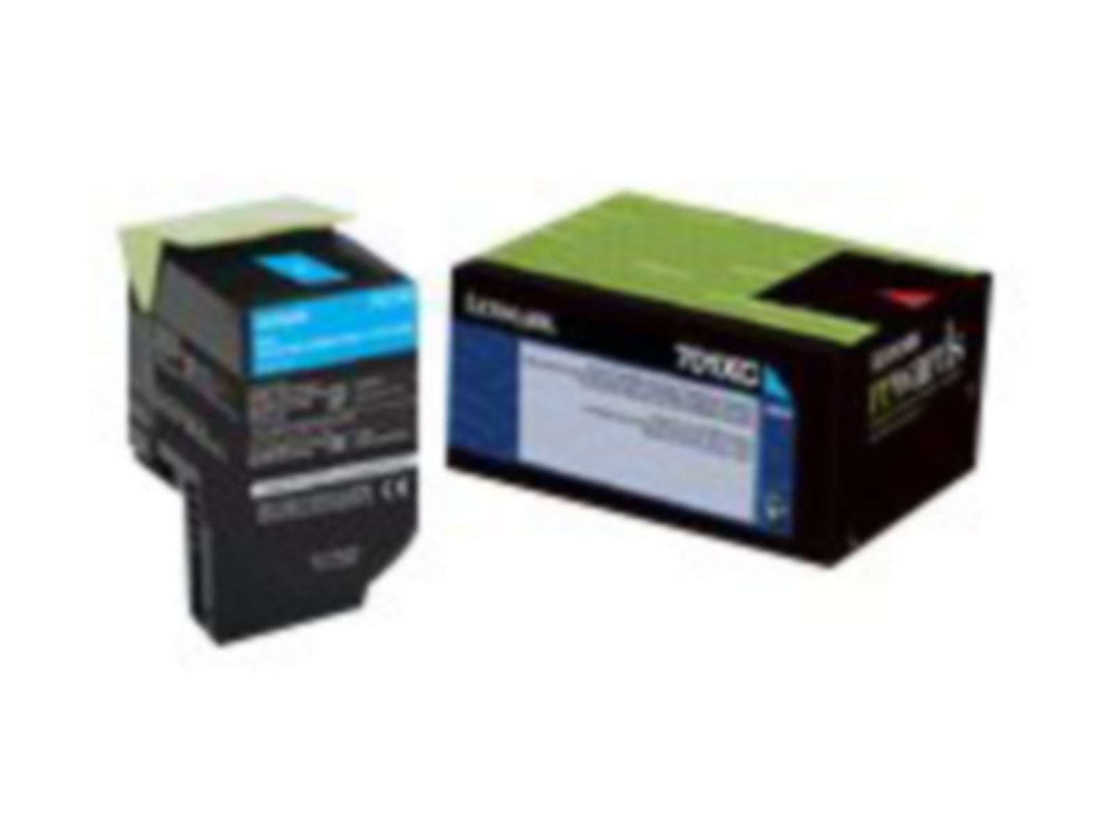 Tóner Lexmark 701XC Cian Alto Rendimiento - vista 2