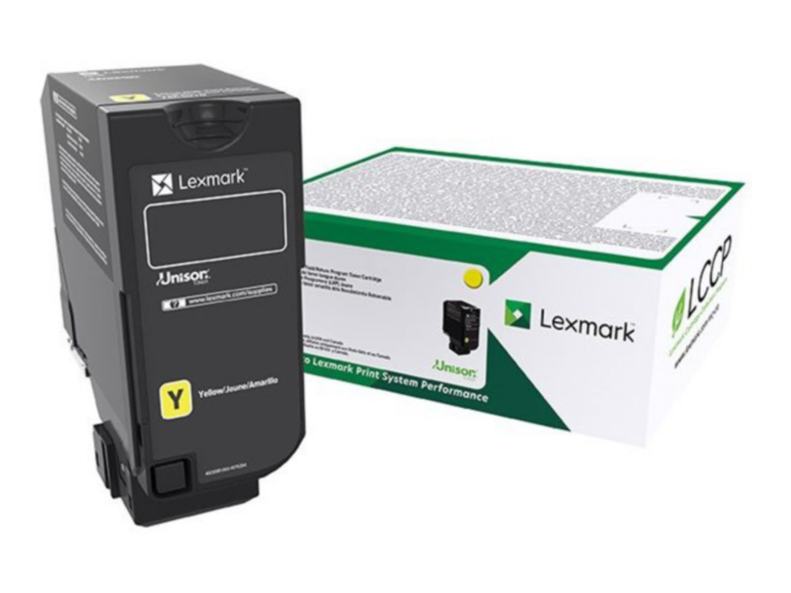 Tóner Lexmark 71C1HY0 Amarillo Alto Rendimiento - vista 1
