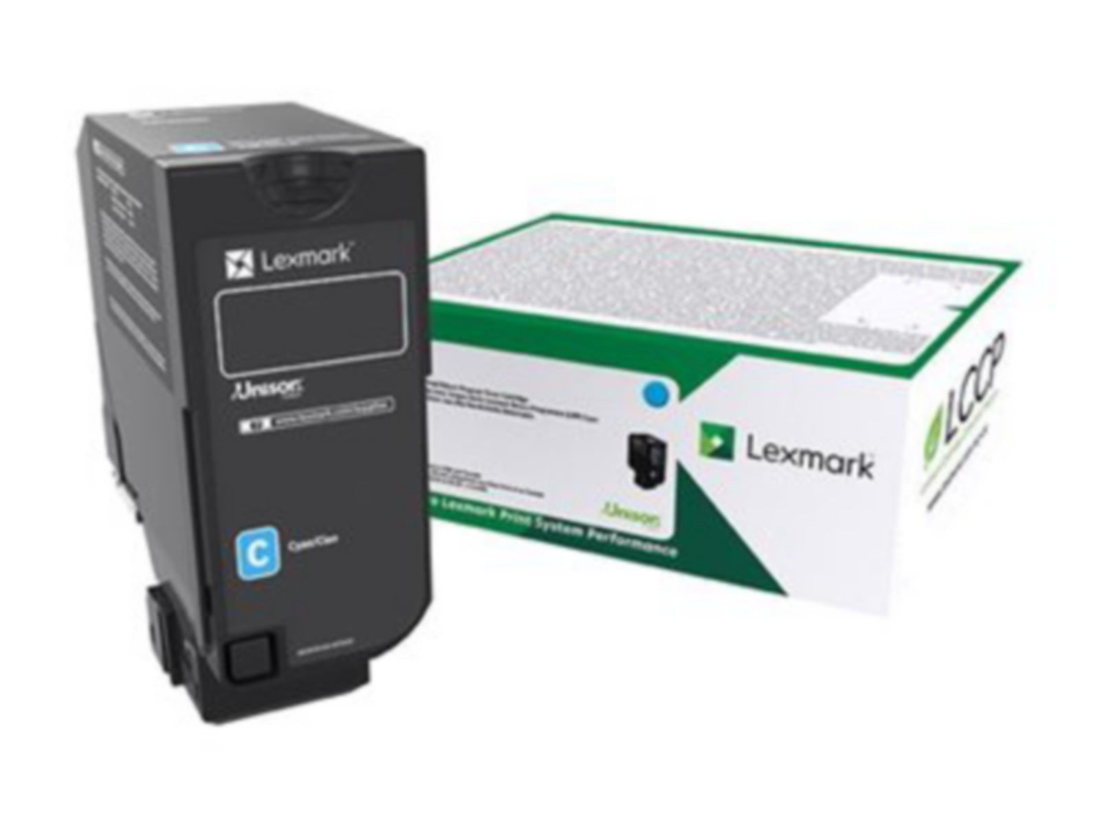 Tóner Lexmark 74C0SCG Cian - vista 1
