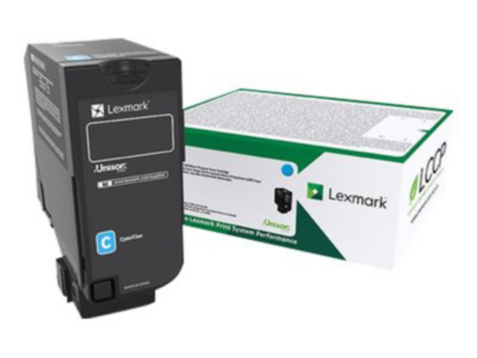 Tóner Lexmark 74C10C0 Cian - vista 1