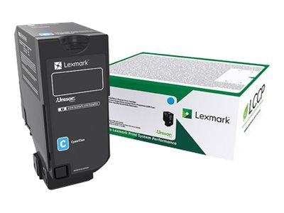 Tóner Lexmark 74C1HC0 Cian Alto Rendimiento - vista 1