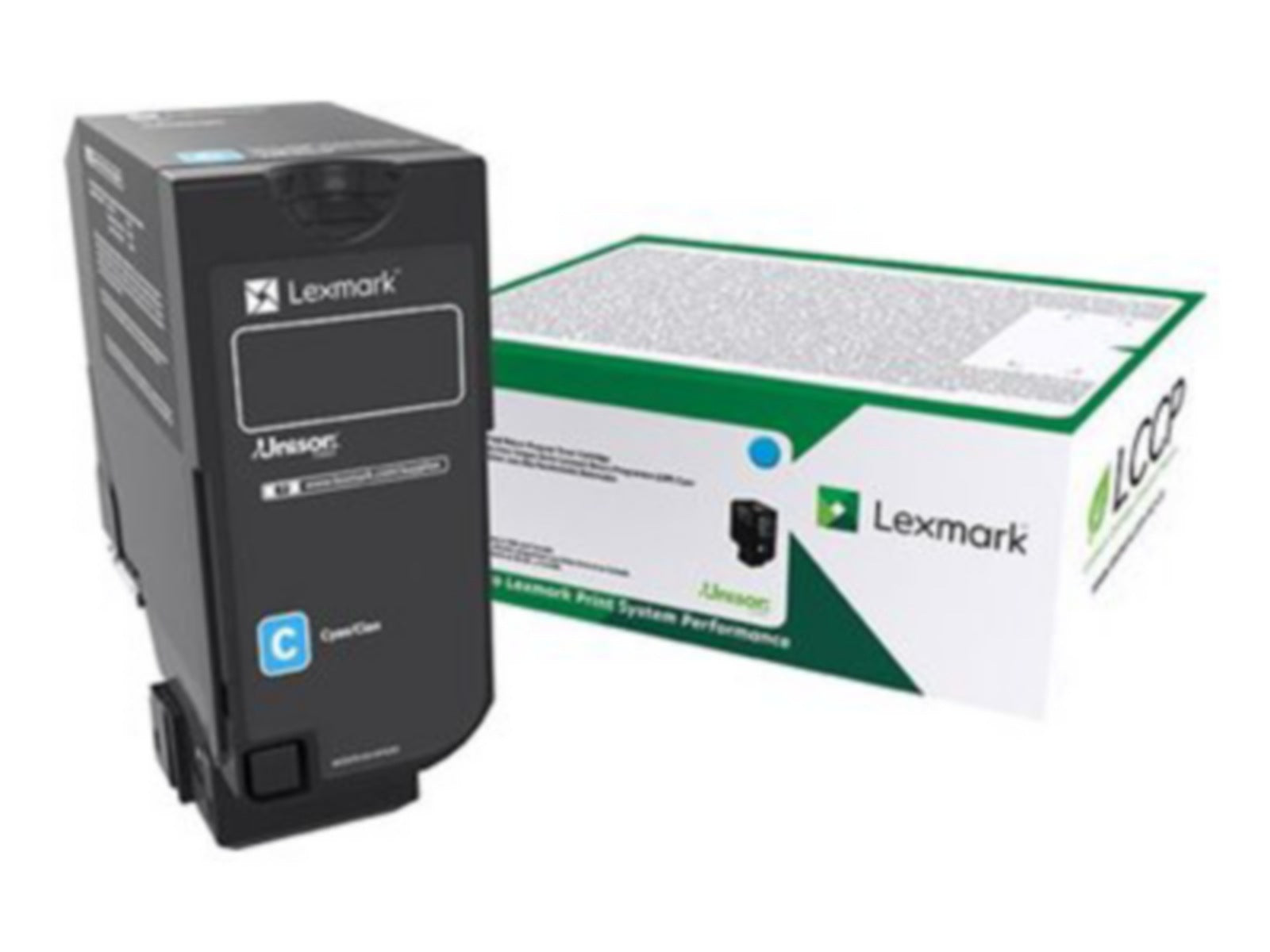Tóner Lexmark 74C1SC0 Cian Alto Rendimiento - vista 1