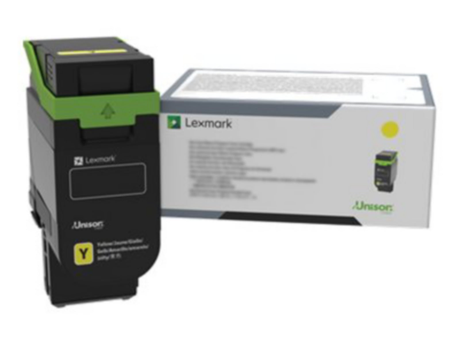 Tóner Lexmark 75M0H40 Amarillo Alto Rendimiento - vista 2