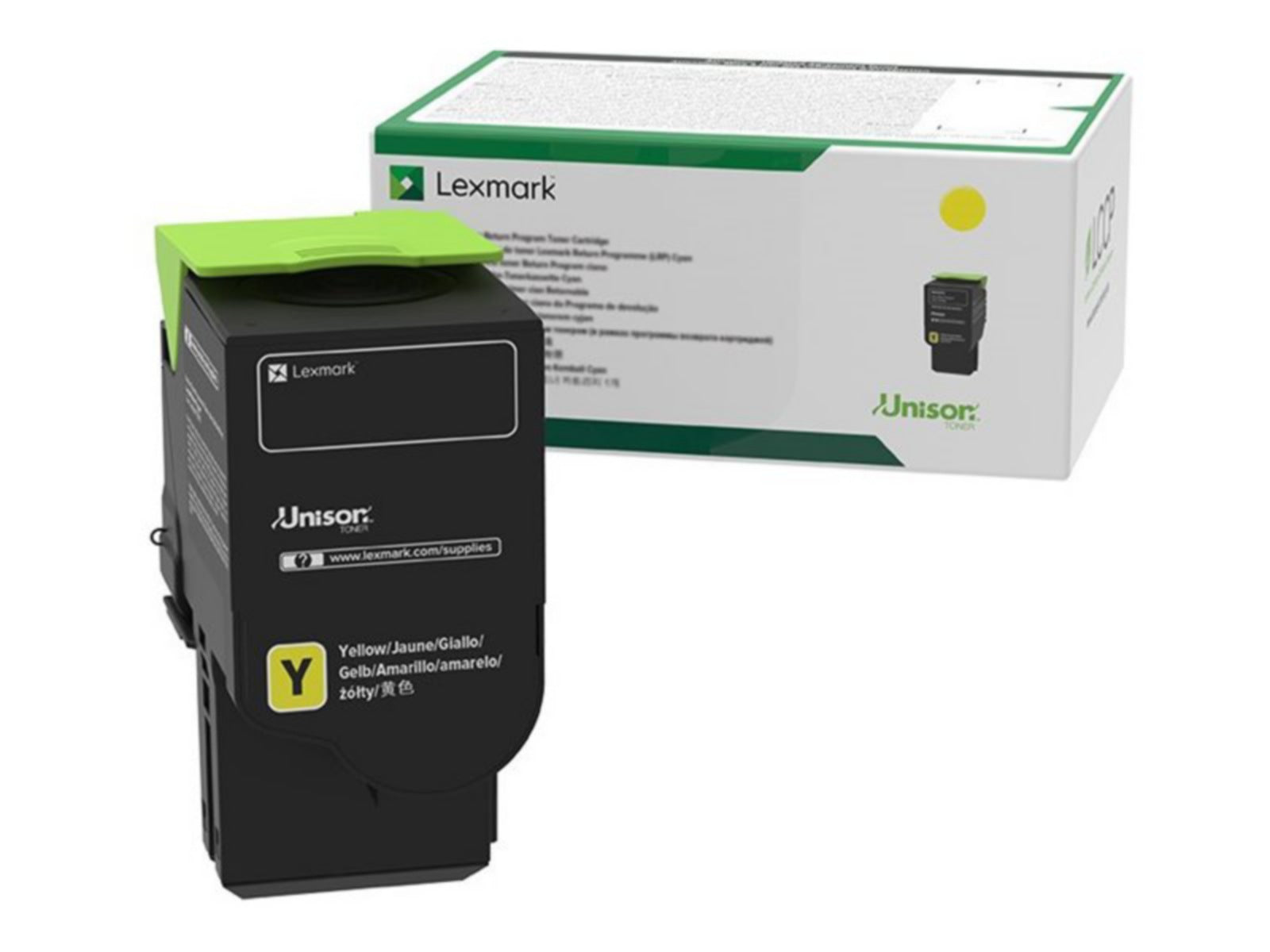 Tóner Lexmark 75M1HY0 Amarillo Alto Rendimiento - vista 1