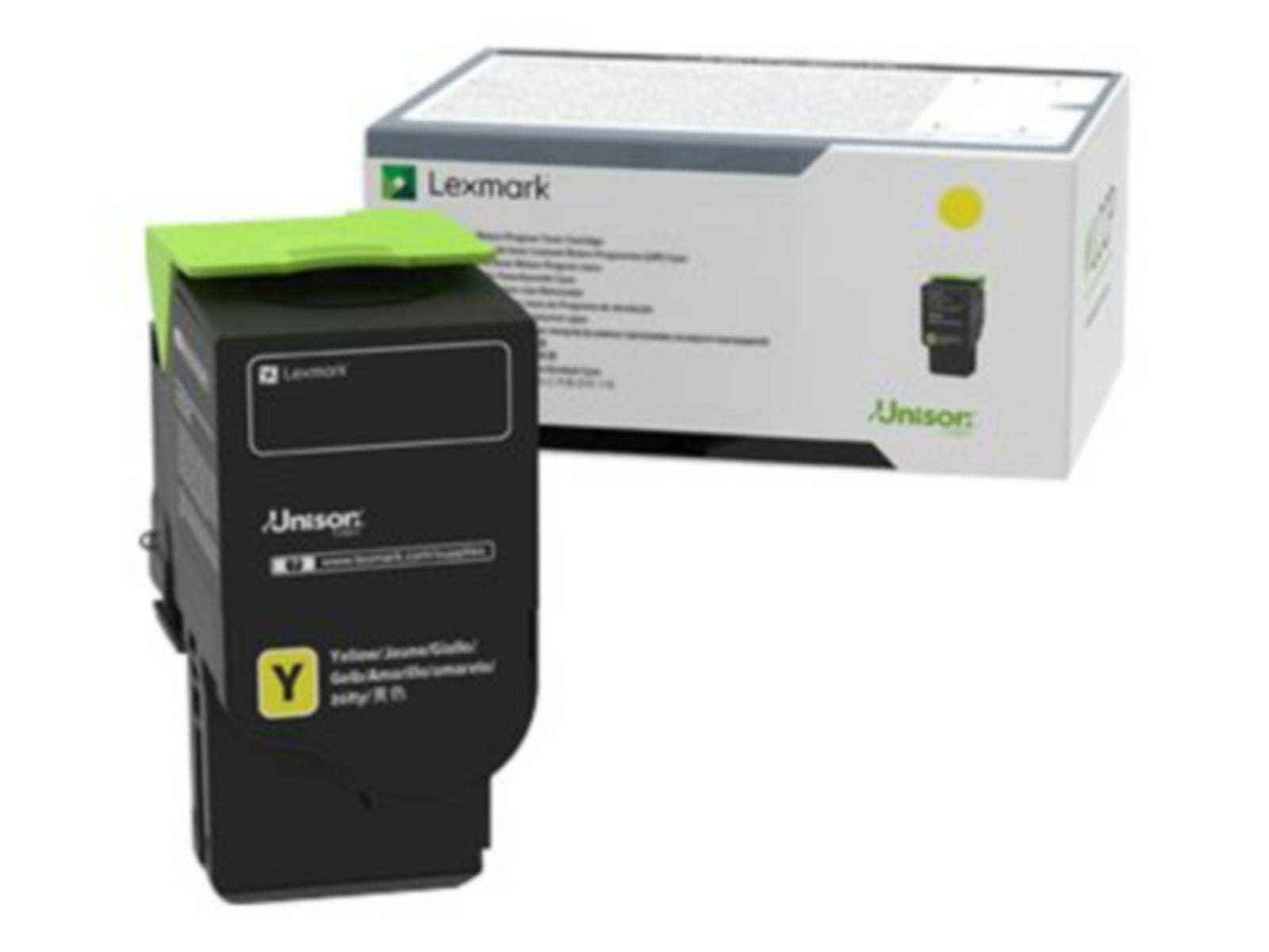 Tóner Lexmark 78C0X40 Amarillo Alto Rendimiento - vista 1
