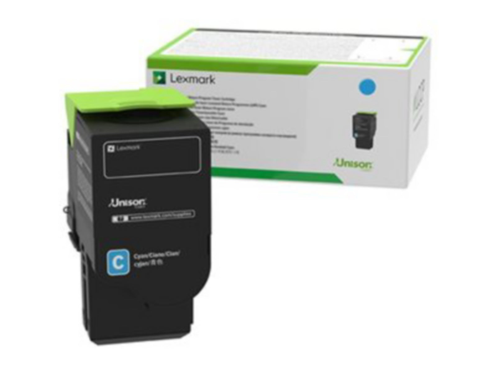 Tóner Lexmark 78C1XCE Cian Alto Rendimiento - vista 1