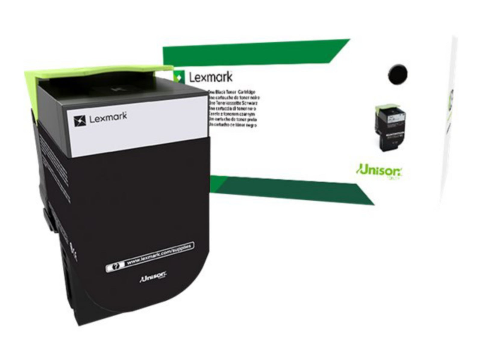Tóner Lexmark 801HK Negro Alto Rendimiento - vista 1