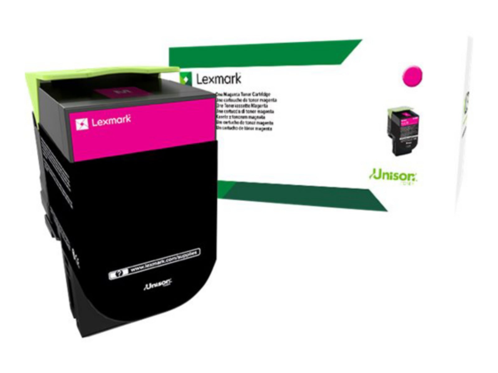 Tóner Lexmark 801HM Magenta Alto Rendimiento - vista 1