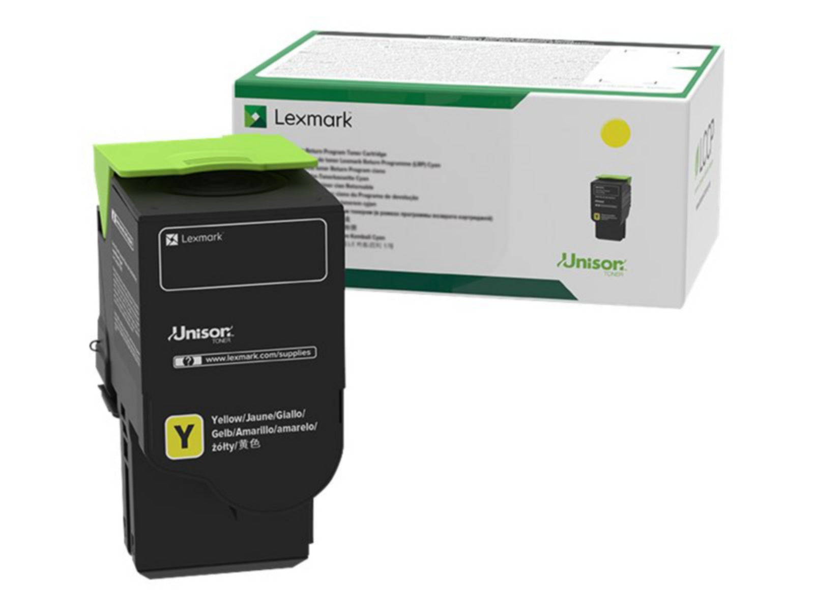 Tóner Lexmark 801SY Amarillo - vista 1