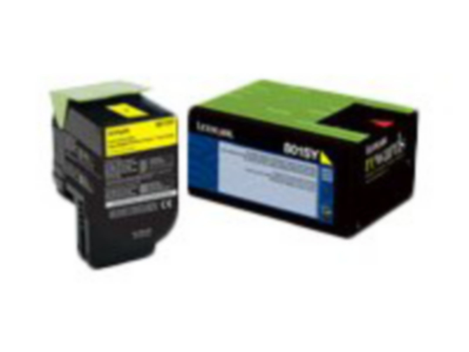 Tóner Lexmark 801SY Amarillo - vista 2