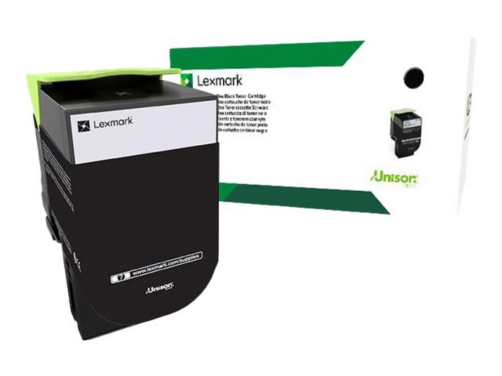 Tóner Lexmark 801XK Negro Alto Rendimiento - vista 2