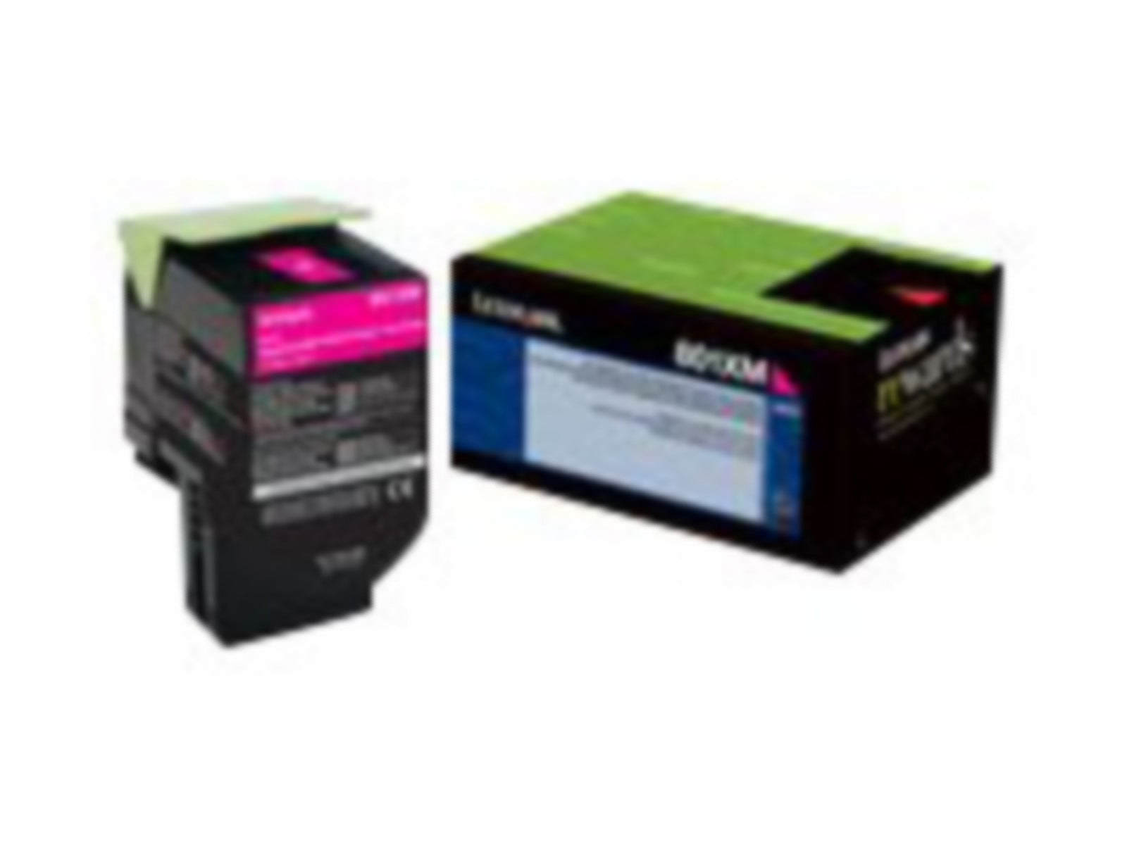 Tóner Lexmark 801XM Magenta Alto Rendimiento - vista 4