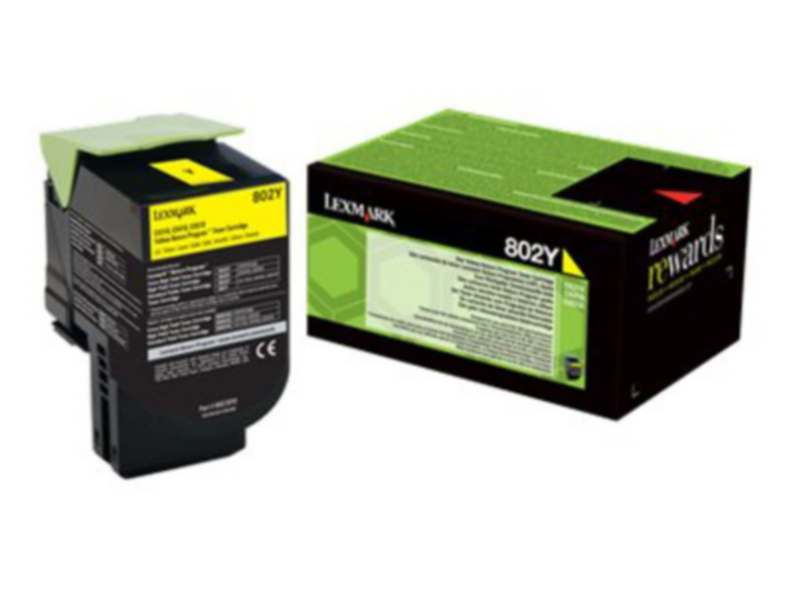 Tóner Lexmark 801Y Amarillo - vista 2