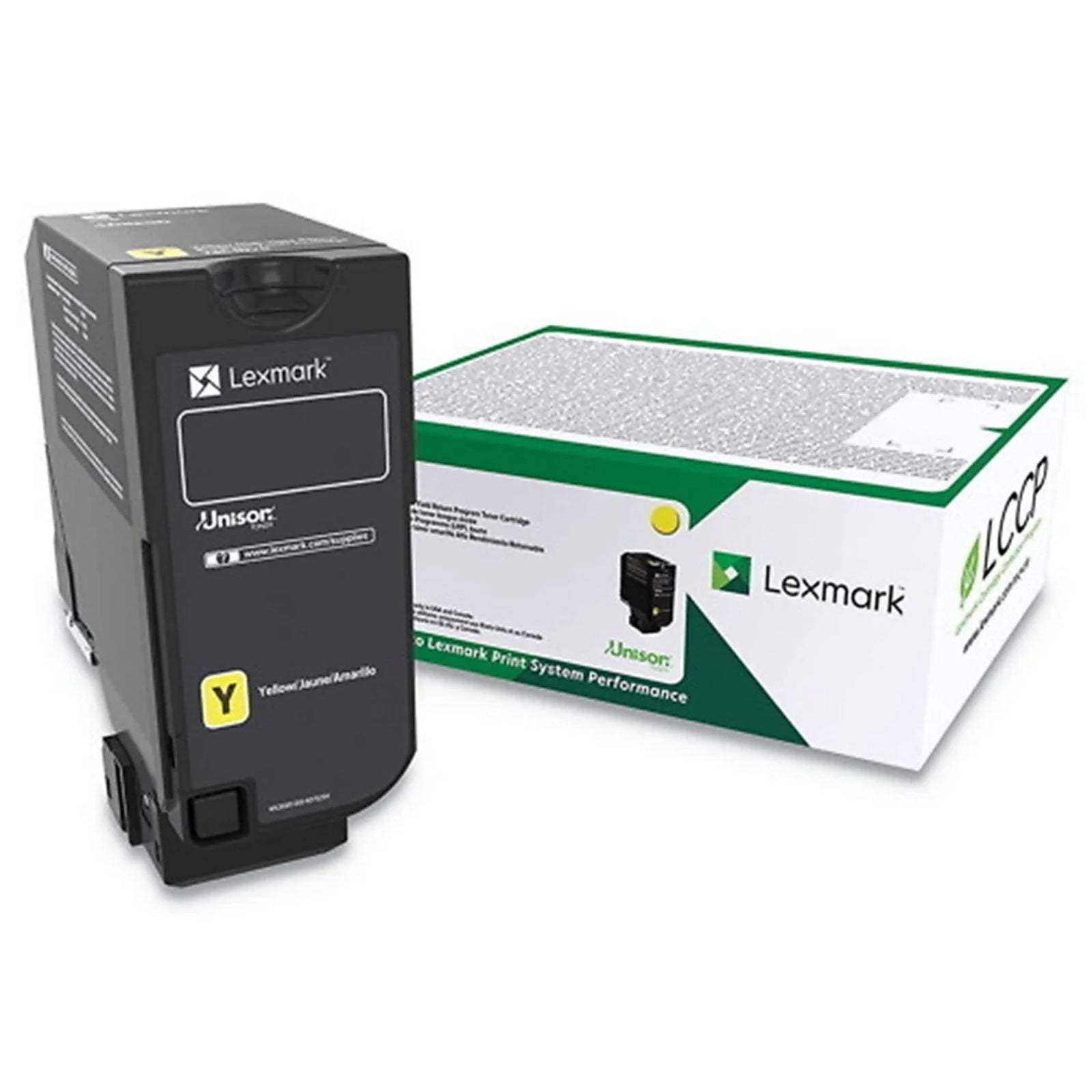 Tóner Lexmark 81C0XYG Amarillo Alto Rendimiento - vista 1
