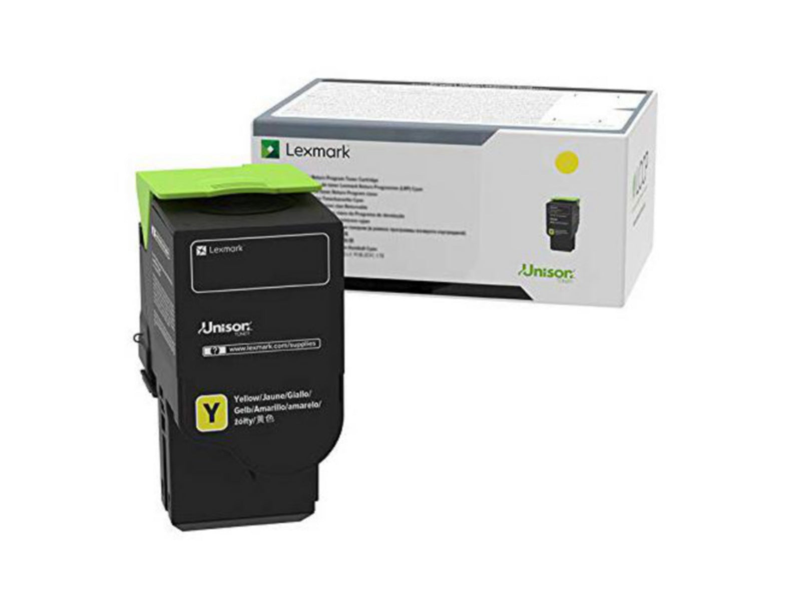 Tóner Lexmark C231HY0 Amarillo Alto Rendimiento - vista 1