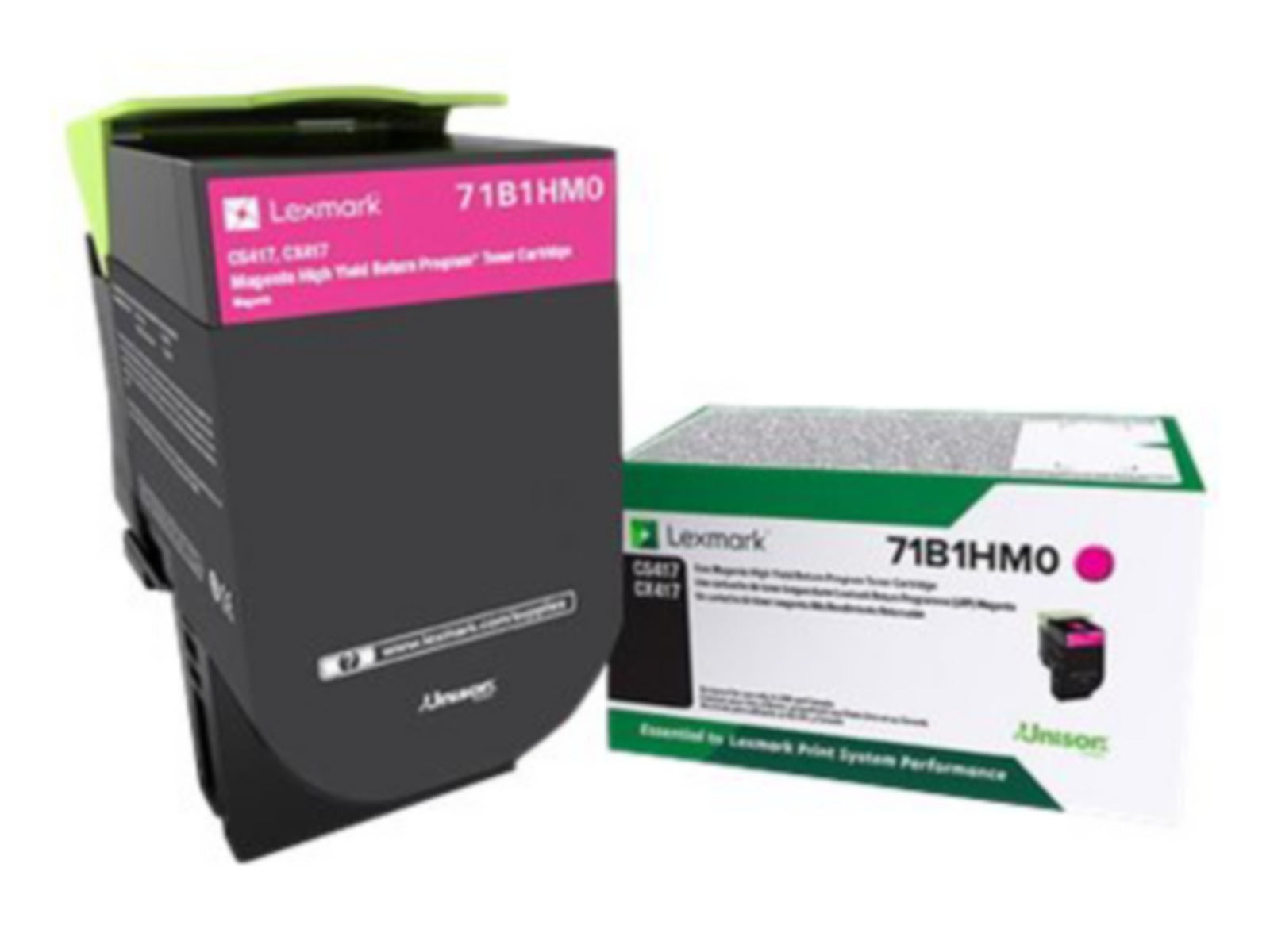 Tóner Lexmark CS417 Magenta Alto Rendimiento - vista 1