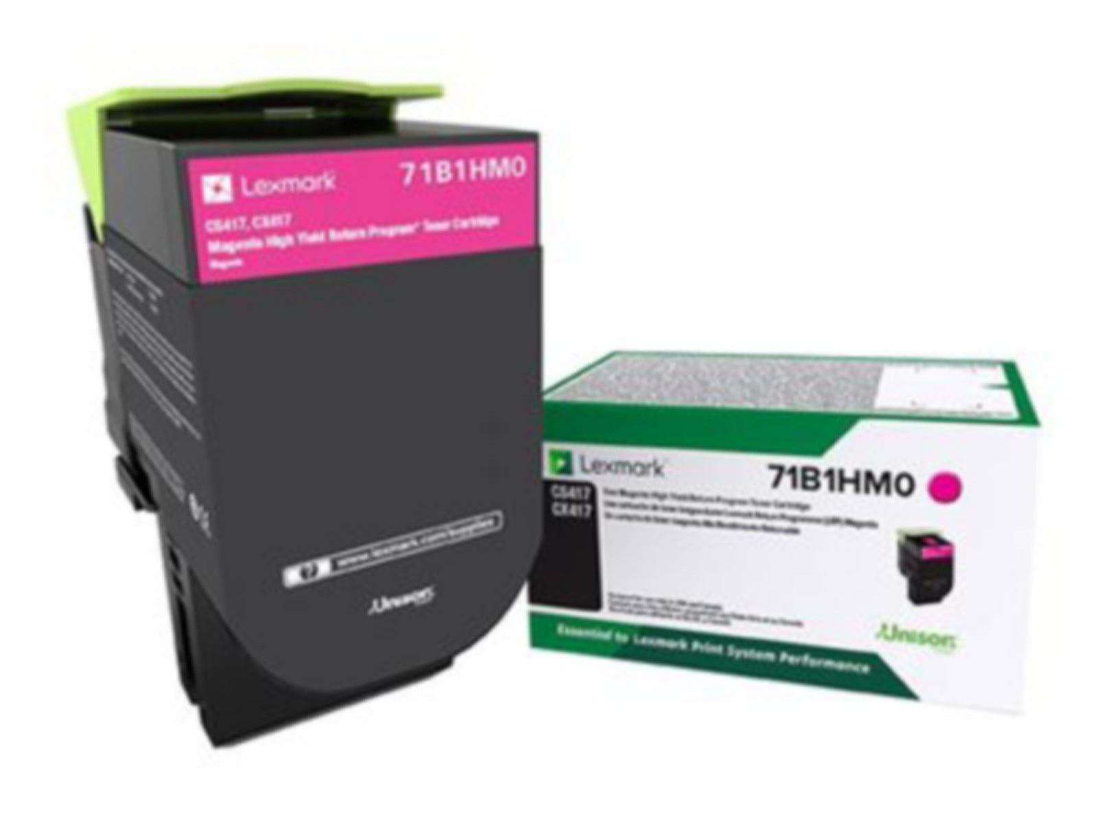 Tóner Lexmark CS417 Magenta Alto Rendimiento - vista 2
