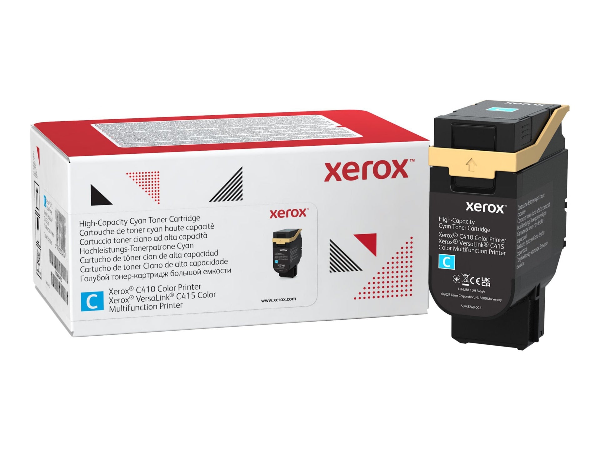 Tóner Xerox C410/C415 Cian Alto Rendimiento - vista 1