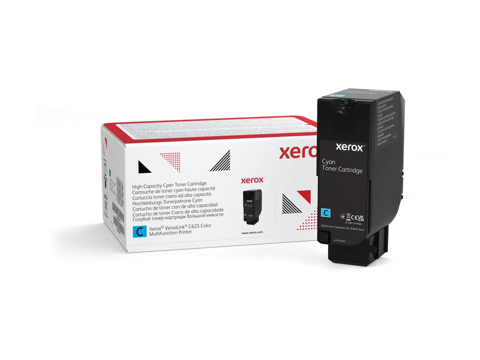 Tóner Xerox C625 Cian Alto Rendimiento - vista 1