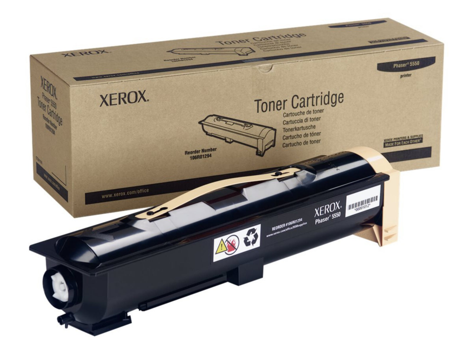 Tóner Xerox Phaser 5550 Negro - vista 1