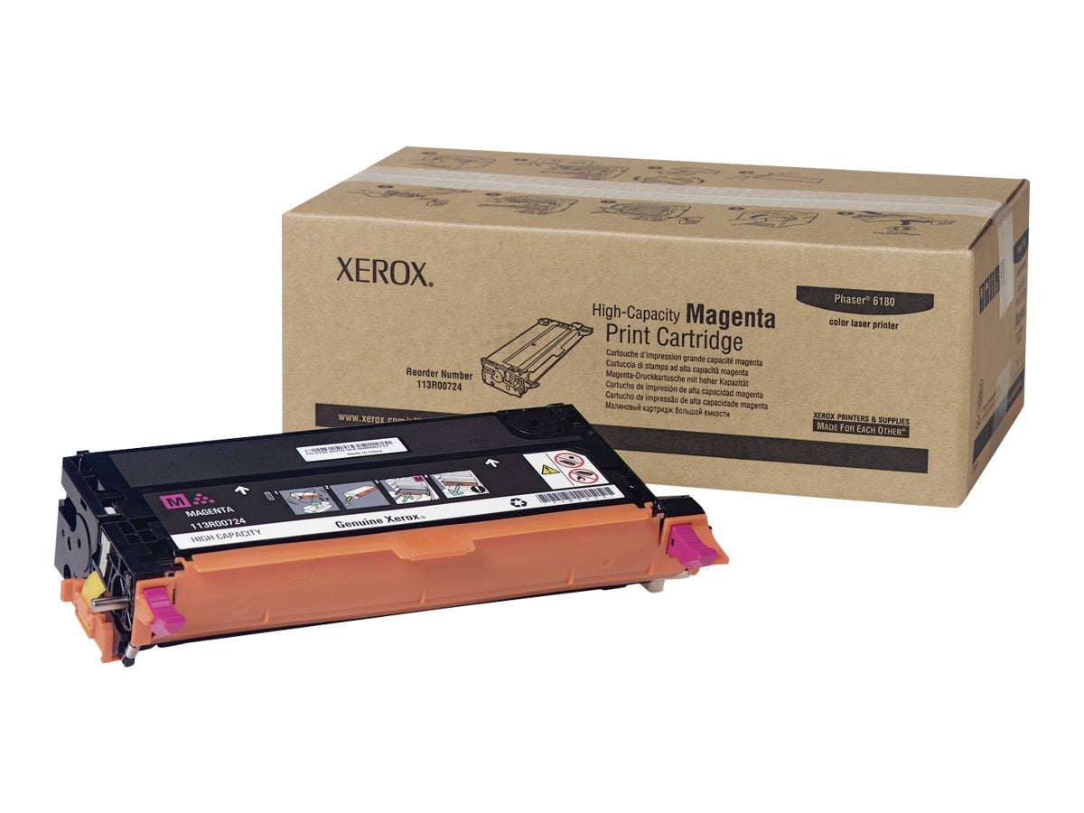 Tóner Xerox Phaser 6180MFP Magenta Alto Rendimiento - vista 1