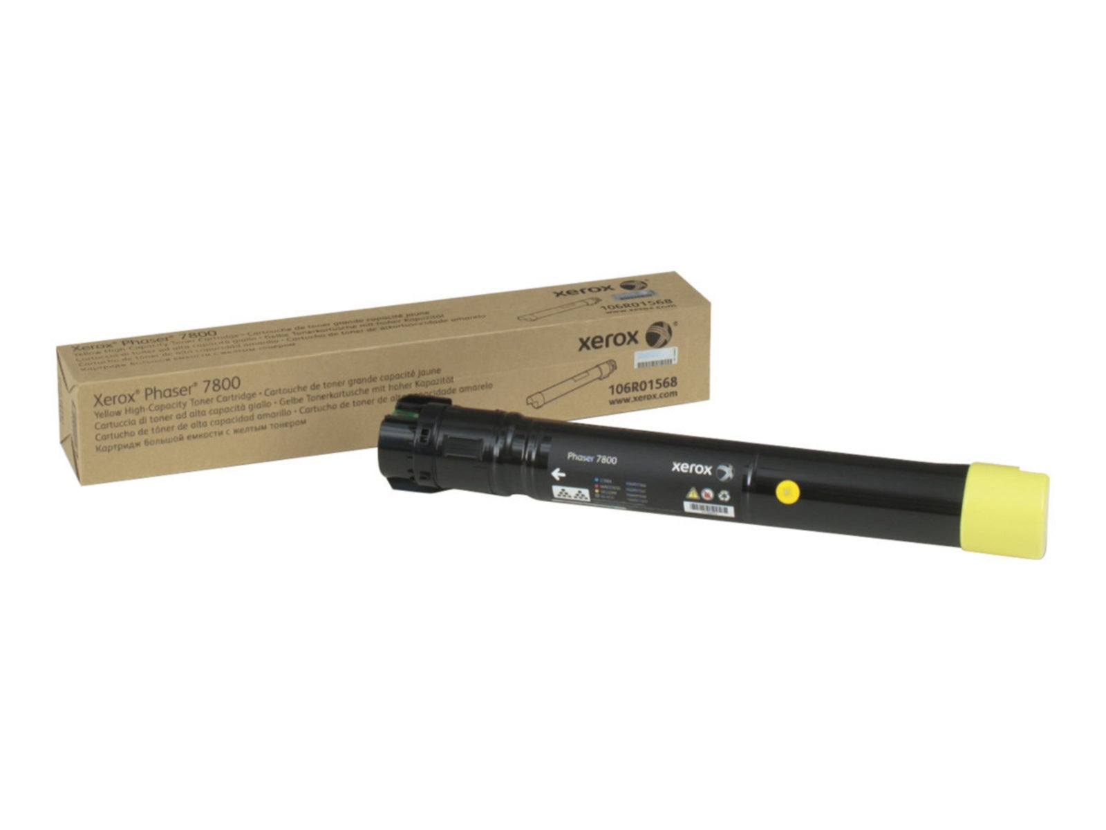 Tóner Xerox Phaser 7800 Amarillo Alto Rendimiento - vista 1
