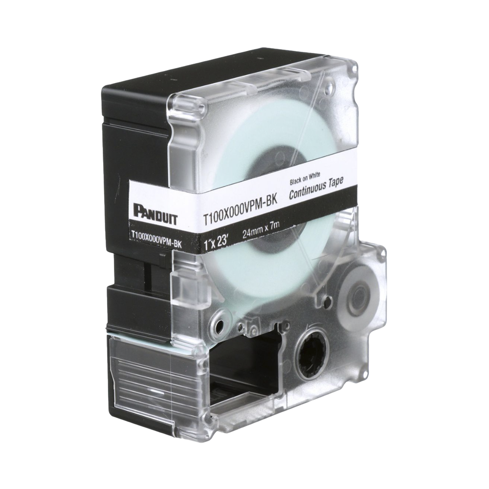 Casete de Etiquetas de Vinilo de Cinta Panduit T100X000VPM-BK 7.6 m Negro