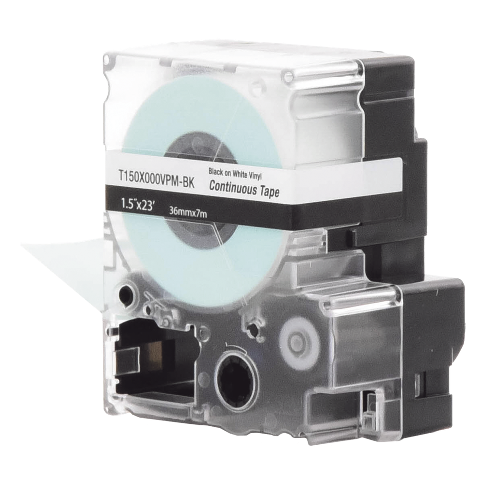 Casete de Etiquetas de Vinilo de Cinta Panduit T150X000VPM-BK 7.6 m Negro