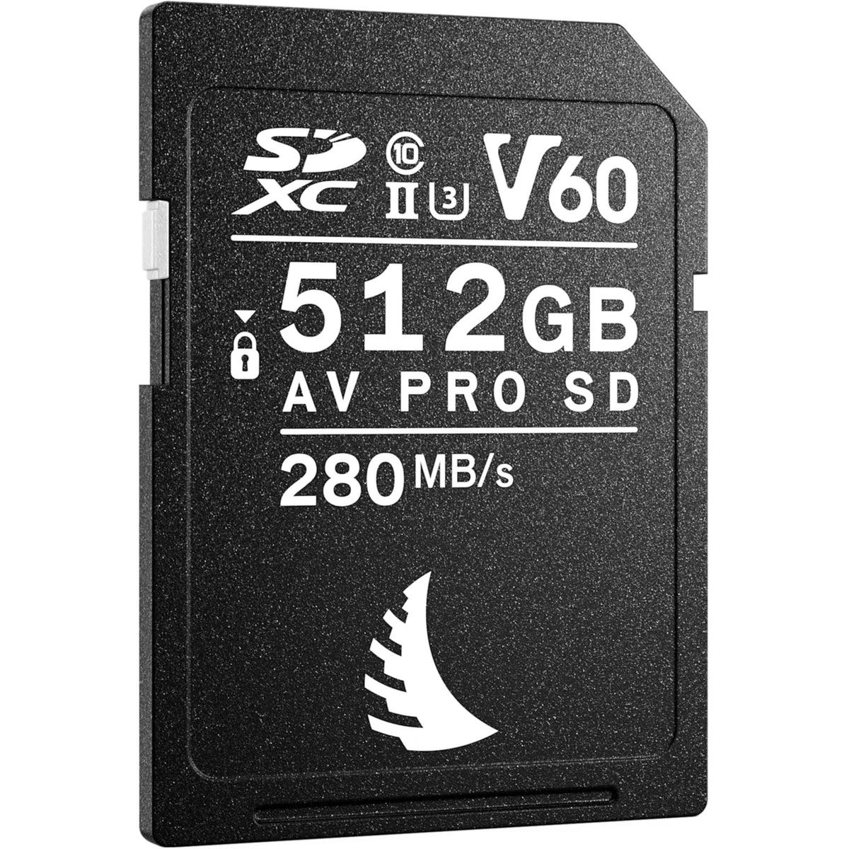 Tarjeta Angelbird 512GB AV Pro MK2 UHS-II SDXC (280 MB/s) - vista frontal