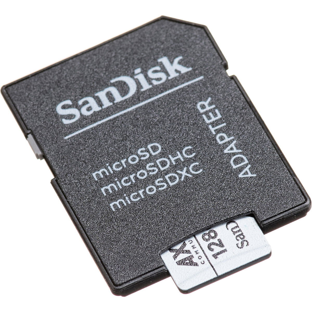 Tarjeta Axis Communications 128GB Surveillance UHS-I microSDXC con SD Adapter - vista frontal