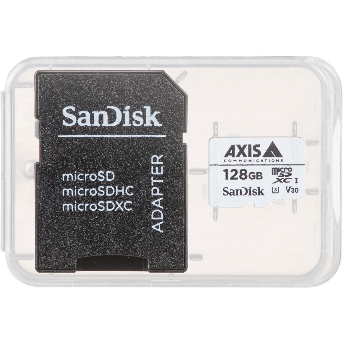 Tarjeta Axis Communications 128GB Surveillance UHS-I microSDXC con SD Adapter - puertos y conexiones