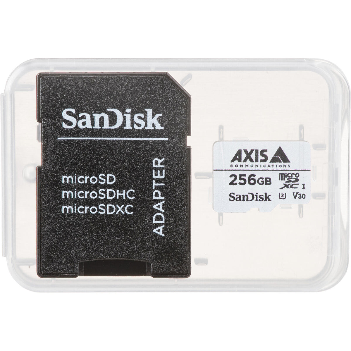 Tarjeta Axis Communications 256GB Surveillance UHS-I microSDXC con SD Adapter - puertos y conexiones