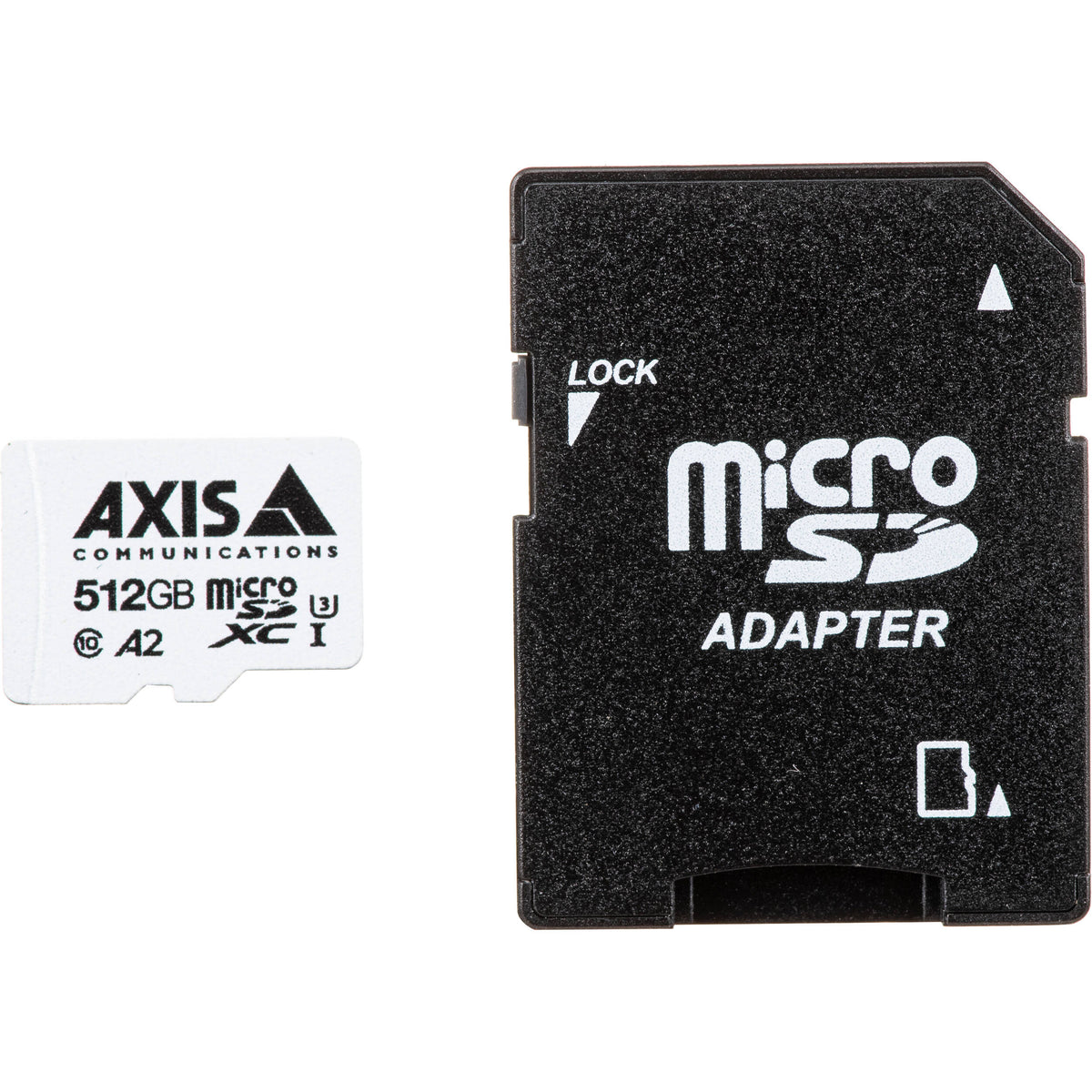 Tarjeta Axis Communications 512GB Surveillance UHS-I microSDXC con SD Adapter - vista principal