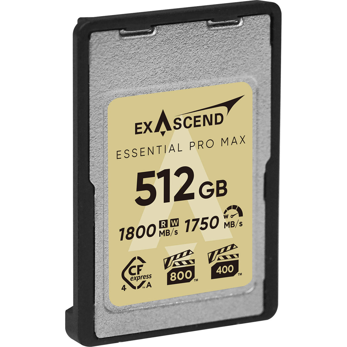 Tarjeta CFexpress Type A Exascend 512GB Essential Pro Max CFexpress 4.0 Type A - vista trasera