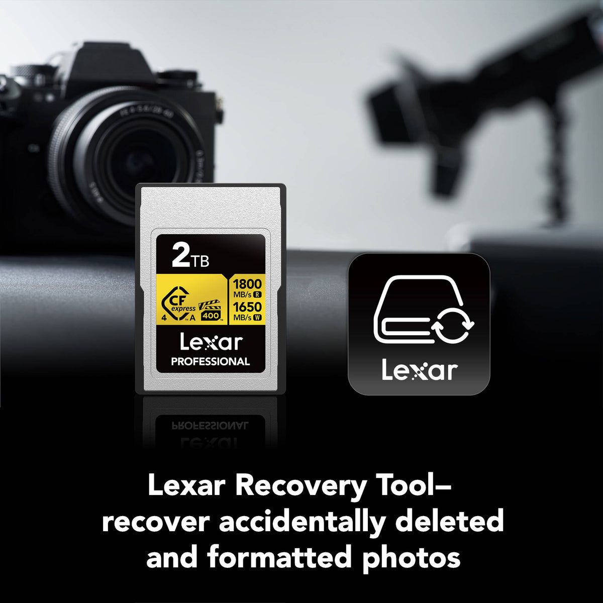 Tarjeta CFexpress Type A Lexar 2TB Professional GOLD CFexpress 4.0 Type A - contenido de la caja