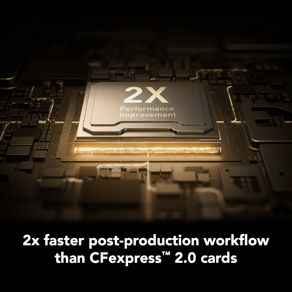 Tarjeta CFexpress Type A Lexar 512GB Professional GOLD CFexpress 4.0 Type A - vista lateral