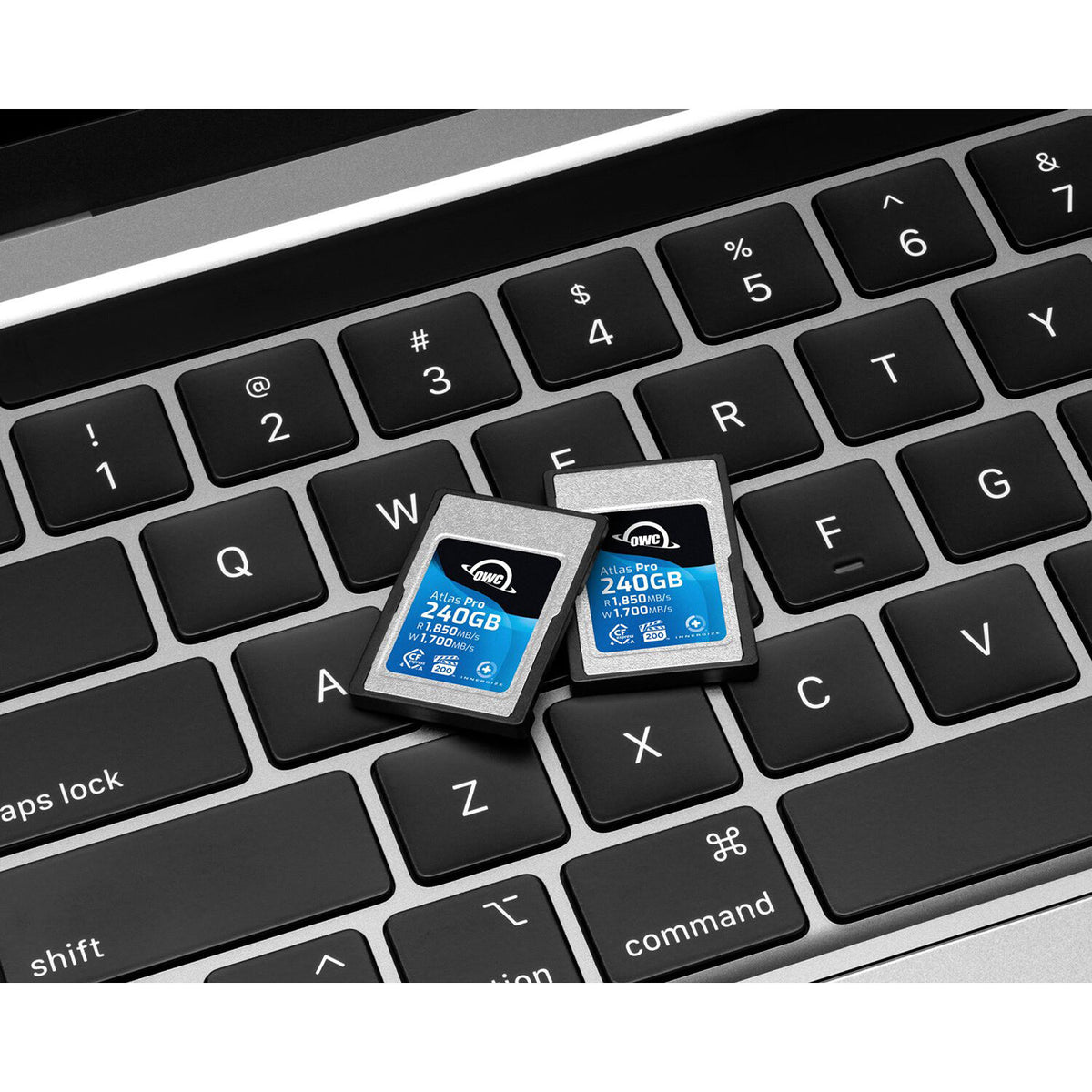 Tarjeta CFexpress Type A OWC 240GB Atlas Pro CFexpress 4.0 Type A - vista frontal