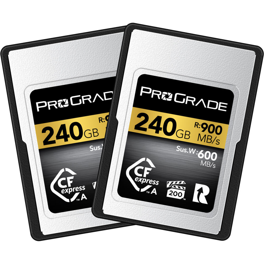 Tarjeta CFexpress Type A ProGrade Digital 240GB CFexpress 2.0 Type A Gold (2-Pack) - vista principal