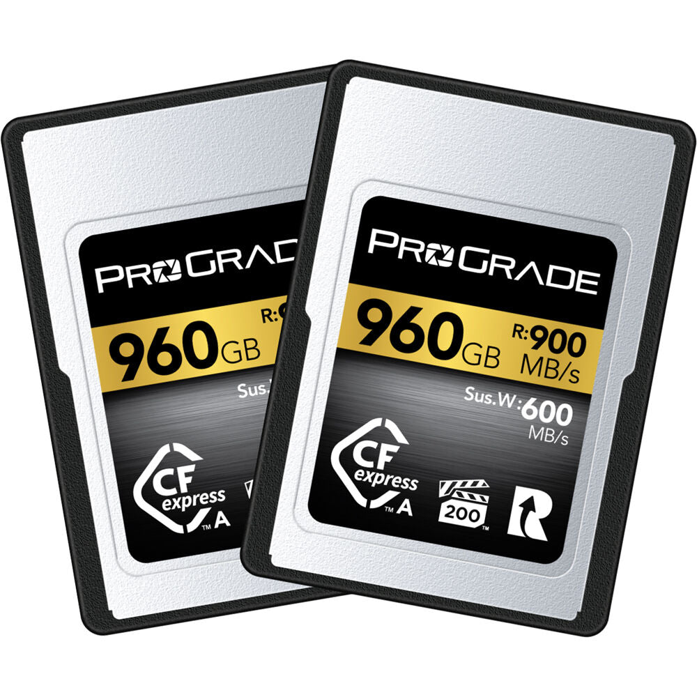 Tarjeta CFexpress Type A ProGrade Digital 960GB CFexpress 2.0 Type A Gold (2-Pack) - vista principal