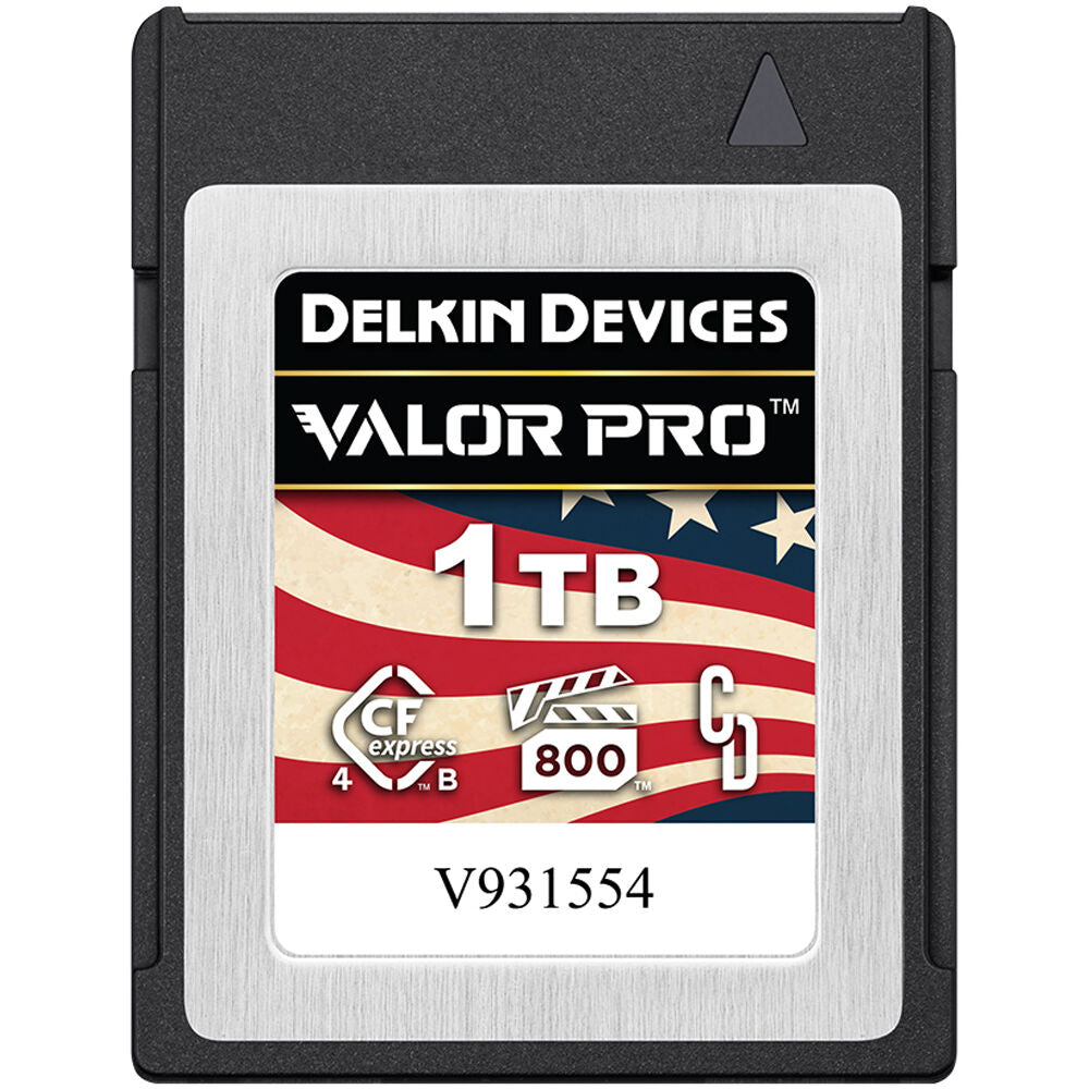 Tarjeta CFexpress Type B Delkin Devices 1TB Valor PRO CFexpress 4.0 Type B - vista principal